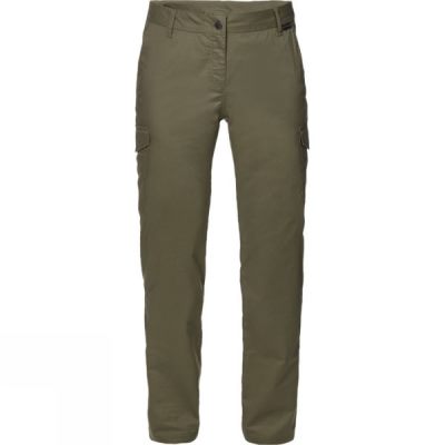 Pantalones Jack Wolfskin Liberty Cargo Mujer - Verde Oliva - Chile VUK835149